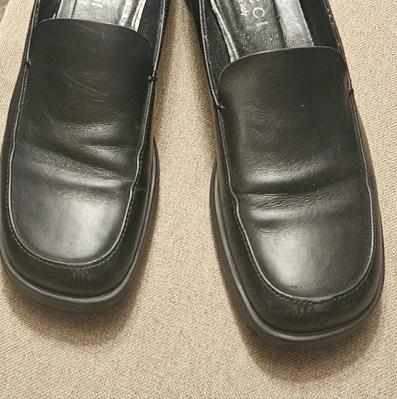 GUCCI Black Leather Loafers 101 6134 Women 6B - Picture 8 of 9